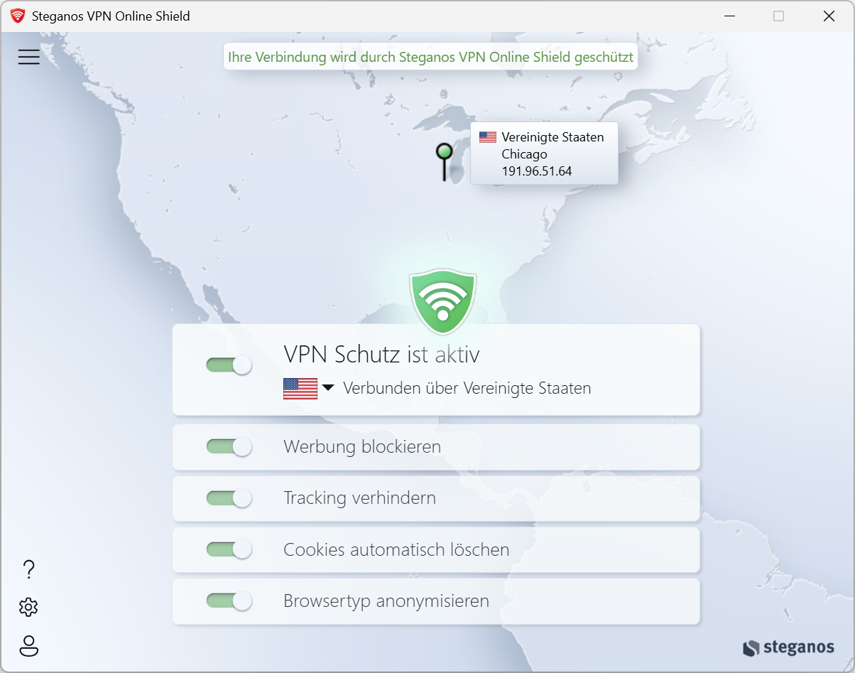 Steganos VPN Online Shield
